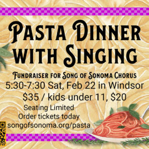 Pasta Dinner with Singing